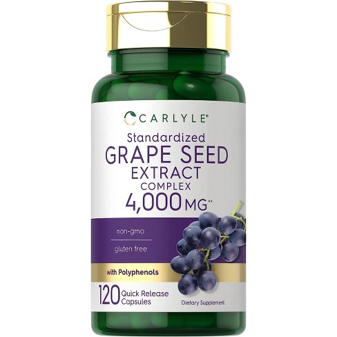Carlyle Grape Seed Extract 4,000mg | 120 Capsules
