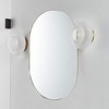Whisen 20x28 Inch Oval Wall Mirror, Shatterproof, Non-Deformable & Stylish - 2 of 4