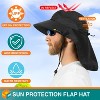 SUN CUBE Wide Brim Sun Hat with Neck Flap, UPF50+ Hiking Safari Fishing Hat for Womens, Sun Protection Beach Hat - 3 of 4