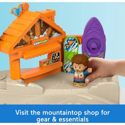 Детские куклы Fisher-Price Little People Ultimate Mountain Playset, Vehicle, Figures & Pieces for Toddler Play — фото 4