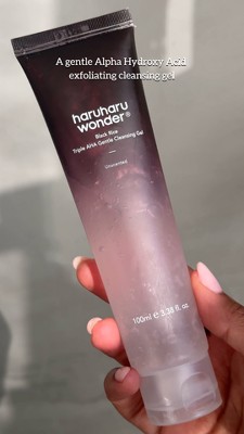 haruharu wonder Black Rice Triple AHA Gentle Cleansing Gel - 3.38