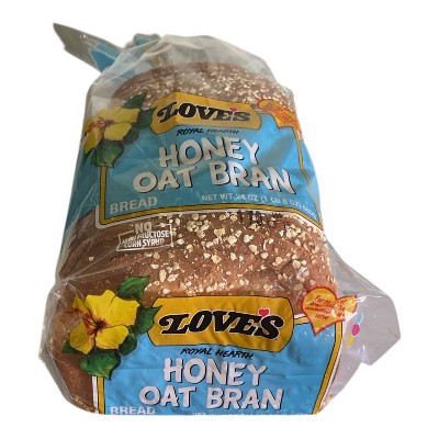 Love's Hearth Honey Oat Bran Bread - 24oz