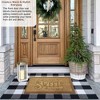 Gardenised Heavy Duty Coco Coir Doormat with Non Slip PVC Baking Embossed Welcome Design Coconut Fiber Floor Mat 18x30" - 4 of 4