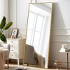 PexFix Rectangular Metal Framed Full Length Wall Mirror Free Standing Mirror - 4 of 4