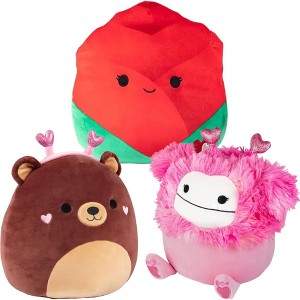 Squishmallows 10 Inch Lovers BFF Hearts 3-Squish Value Pack Set - Collectible Soft Squishy Stuffed Animal Toy Gift Set for Kids, Girls & Boys - 1 of 4