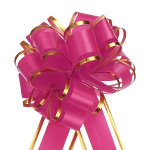 Unique Bargains Christmas Wedding Gift Wrapping Large Pull Bow 10 Pcs - 1 of 4