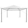 vidaXL Gazebo 13.1'x13.1'x9.8' White 0.6 oz/ftÂ² - 2 of 4