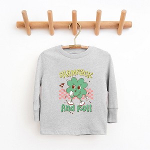 The Juniper Shop Shamrock And Roll Toddler Long Sleeve Tee - 1 of 3