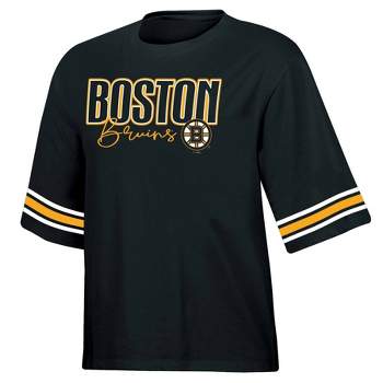 NHL Boston Bruins Women's Relaxed Fit Fashion T-Shirt