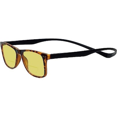 Magz Astoria Magnetic Front Connecting Polarized Sun OR Bi-Focal Sunglasses in Orange