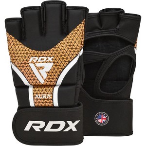 RDX Sports MMA Grappling Gloves -  training, sparring, martial arts, combat sports, protection, fitness, durable, premium, lightweight. - 1 of 4