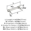 Amerock Faraday Pull for Cabinets, Drawers, and Furniture - 3 of 4