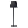 National Brand Portable and Rechargeable LED Touch Lamp with Pleated Shade - 2 of 3