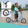 DSVIMOY 12 Inch Youth Scooter Kick Scooter for Kids 6+ with Adjustable Handlebar, Widened non-slip Footboard, Blue, 48.03"*23.62"*32.28" - 4 of 4