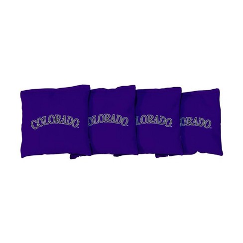 Colorado Rockies | Purple Corn Filled Cornhole Bags