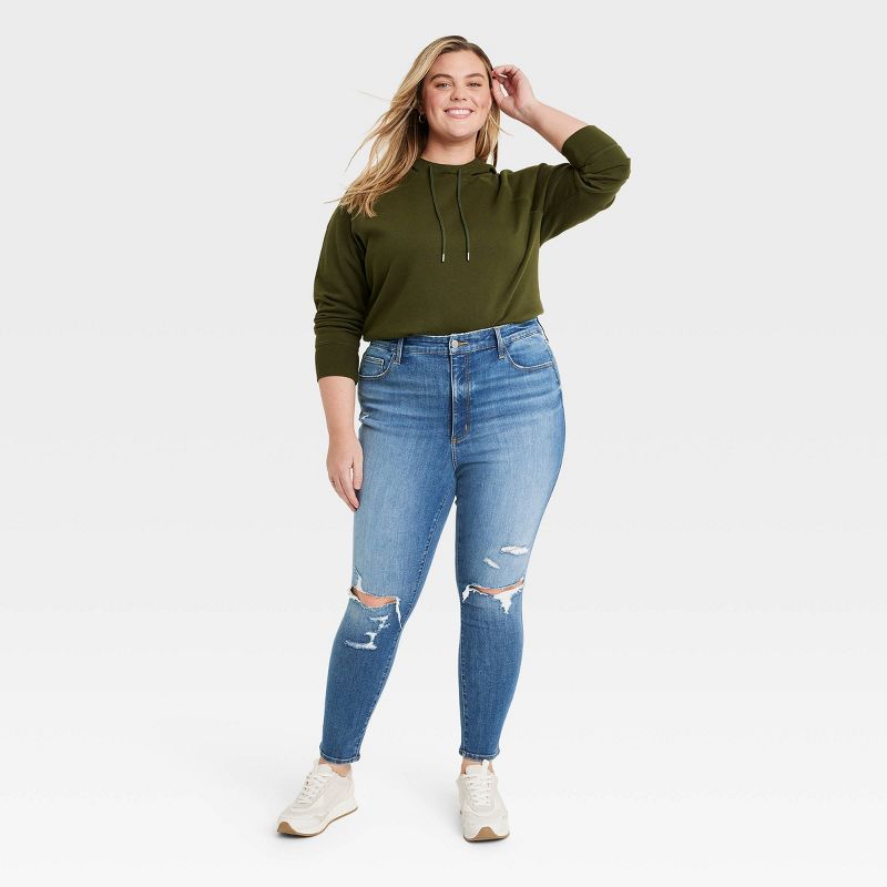 Women's High-Rise Skinny Jeans - Universal Thread™, 4 of 5