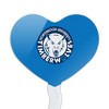 Northwood University Secondary Logo Heart Love Cupcake Picks Toppers Decoration Set of 6 - 2 of 4