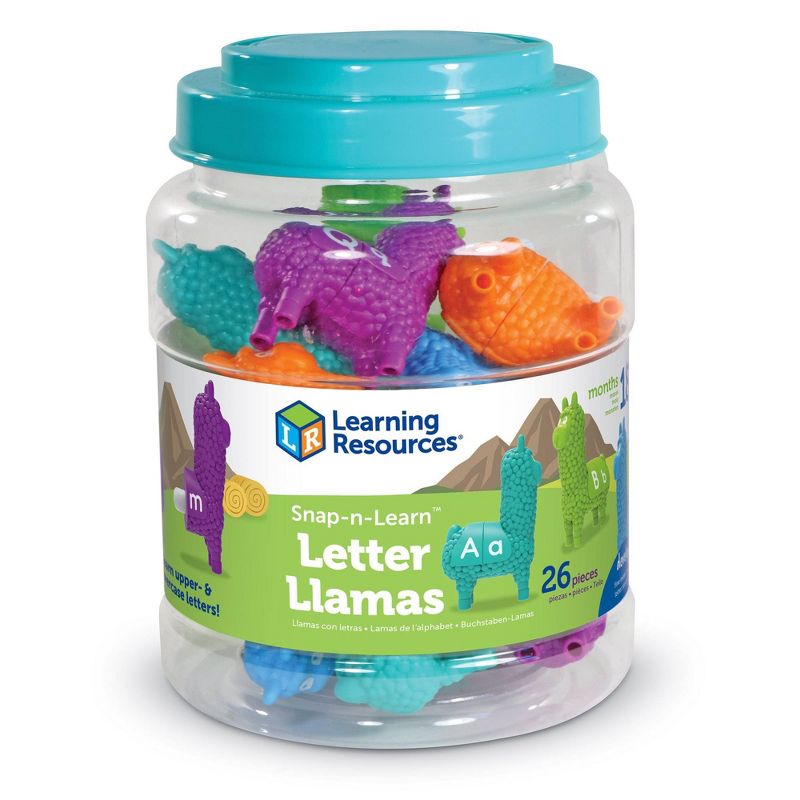 Learning Resources Snap n Learn Letter Llamas, 6 of 7