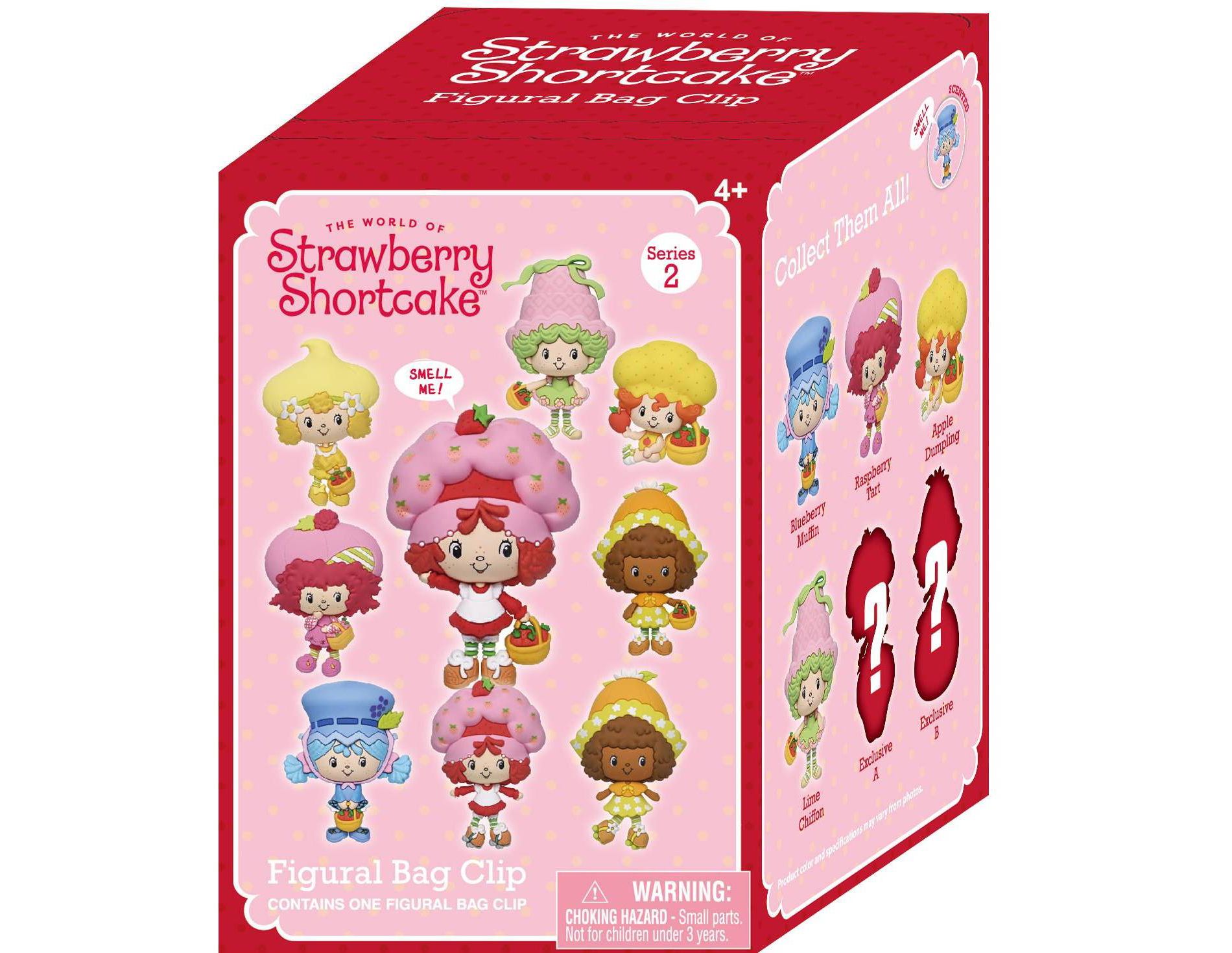 Monogram Figure Boxed Clip Strawberry Shortcake