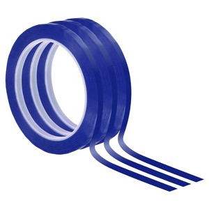 Unique Bargains Adhesive Versatile Durable DIY Art Whiteboard Tape 3 Pcs - 1 of 4