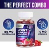 Joint Support Supplement - Extra Strength Glucosamine Gummy Supports Joints Health & Flexibility for Back, Knees, Hands - 120 Gummies - 2 of 4