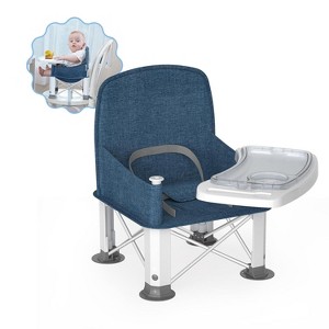BabyBond Baby Travel Booster Seat with Double Tray - 1 of 4