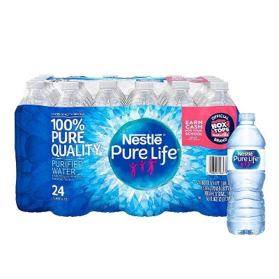 Pure Life Purified Water  Pack of 24 - 16.9 Fl Oz
