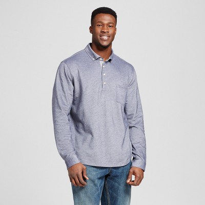 mens big and tall long sleeve polo shirts
