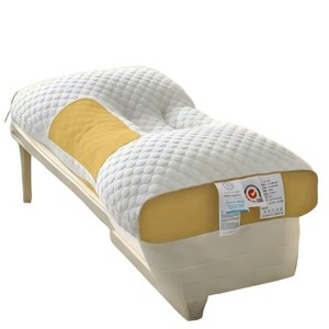 Dexmalle 3D Knitted Cotton Massage Pillow -Yellow - 1 of 4