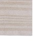 Knightsbridge Luscious Textured Striped All Season Soft Plush Cotton Reversible & Soft Bath Rug, Ivory - image 2 of 3