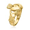 Ross-Simons 10kt Yellow Gold Claddagh Ring - 3 of 4