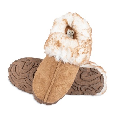 Jessica Simpson Womens Micro-Suede Clog Slipper