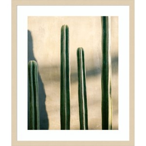 Amanti Art Oaxaca Shades of Green by Raisa Zwart Wood Framed Wall Art Print - 1 of 4