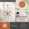 VAXCEL Estelle 36-in Natural Brass Mid Century Modern 16 Light Sputnik Hanging Ceiling Pendant Chandelier - 4 of 4