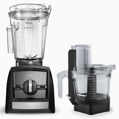 Vitamix A2500 BPA-Free Black Blender with Food Processor Attachment +  Reviews