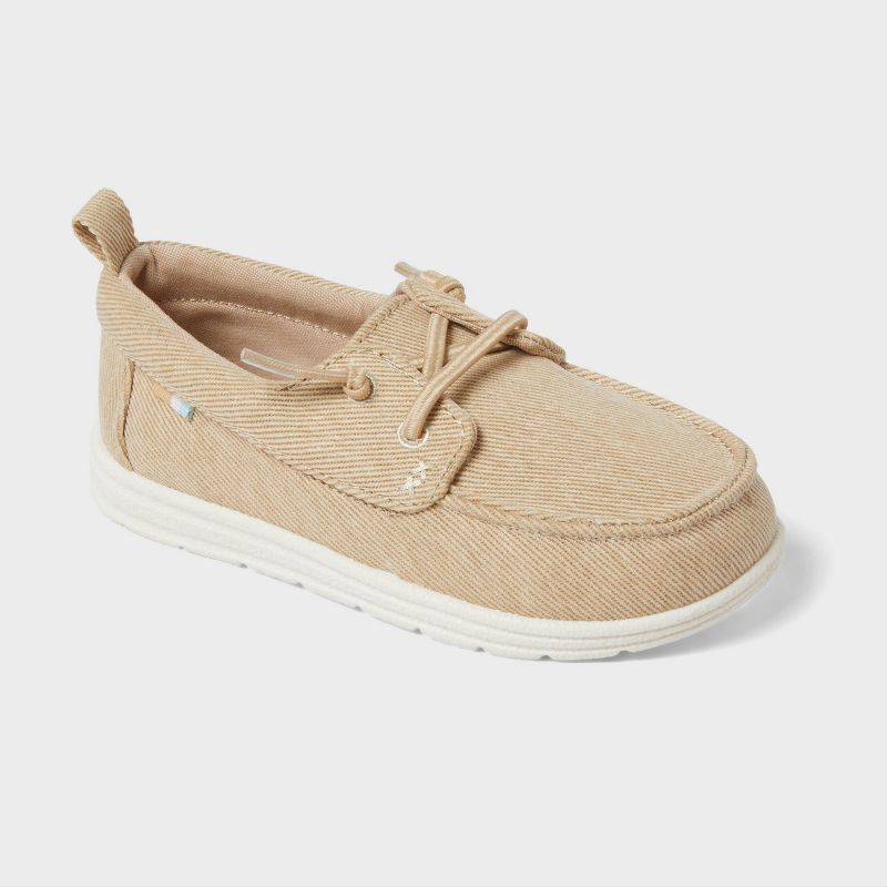 Toddler Bobby Slip On Boat Sneakers - Cat & Jack™ Khaki 5T