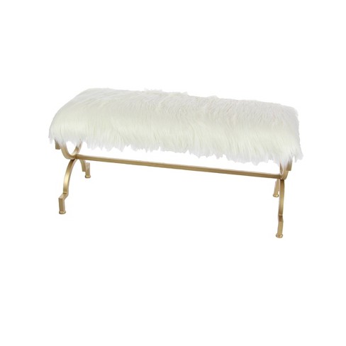 White shop bench cushion