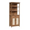 67" Coral Cap Library with Doors Sindoori Mango - Sauder - 3 of 4