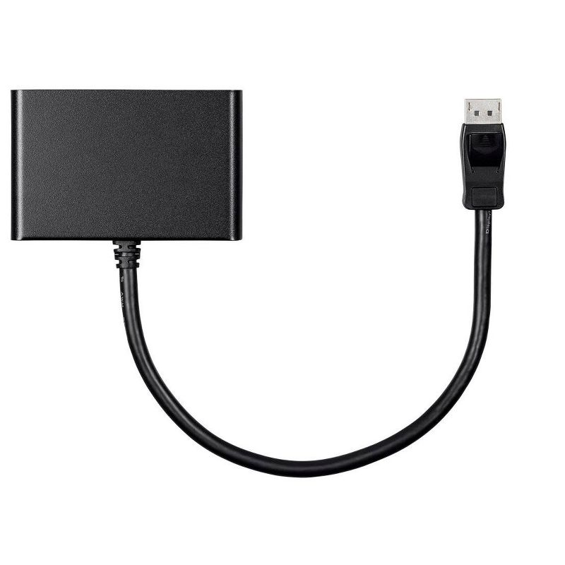 Monoprice 2-Port DisplayPort 1.2 to DisplayPort Multi-Stream Transport (MST) Hub, DP to DP, Ideal For Digital Signage, Large Video Displays In Schools, 5 of 7