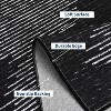 Living Room Rug Washable Bedroom Rugs Neutral Area Rug for Nursery Geometric Striped Carpet Non Slip Stain Resistant Farmhouse Floor Cover White Rug - 3 of 4