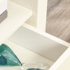 Corner TV Stand for TVs up to 50" with Drawers and Open Storage Compartment, Entertainment Center Console Table for Living Room - 2 of 4