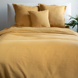 100% French Linen Throw Pillow Sham | BOKSER HOME - 1 of 4