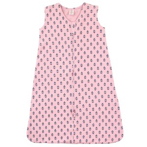 Touched by Nature Baby Girls Organic Cotton Sleeveless Wearable Sleeping Bag, Sack, Blanket, Tiny Flower - 1 of 1