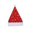 Unique Bargains Christmas Hat Five-star Polyester Red 11.42"x15.75" 1 Pc - 4 of 4