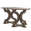 Galano Doynton 39.4 in. Oval Solid Wood Top Coffee Table in White and Oak, White, Oak - 4 of 4