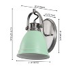 JONATHAN Y Phineas Adjustable Farmhouse Bohemian Iron LED Vanity Light - 3 of 4