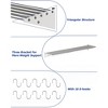 Floating Shelves for Wall, NSF Commercial Wall Shelf, 12" x 60" Shelf Pot Rack with Backsplash & 10 Hooks, Stainless Steel Floating Shelves, for Pans - 2 of 4