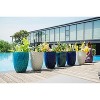 SpassWay 17" Dia Outdoor Indoor Ceramic Planter Pot Decorative Planter with Drainage Hole Patio Flower Pot - 4 of 4