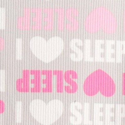 brushed grey i heart sleep