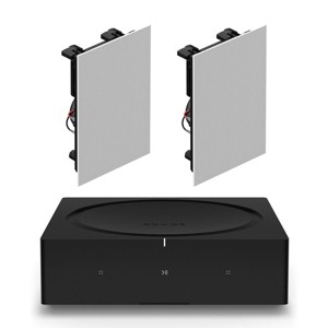 Sonos INWLLWW1 In-Wall Speaker Pair with Amp Wireless Hi-Fi Player - 1 of 4